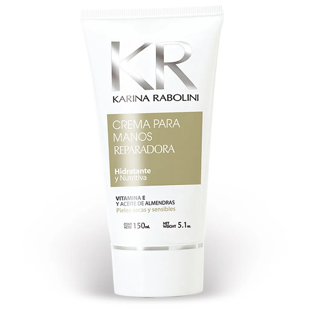 KARINA RABOLINI CREMA DE MANOS REPARADORA ALMENDRA X 150 G.